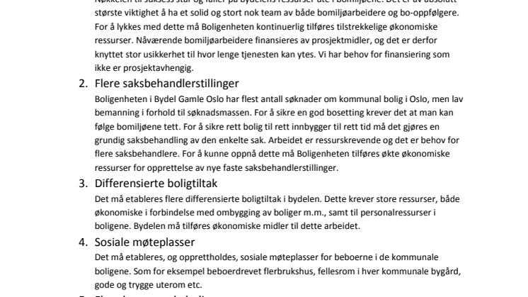 5 punkter for å lykkes i det boligsosiale arbeidet