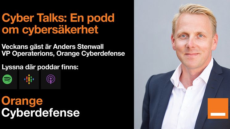Anders Stenwall gästar på veckans avsnitt av Cyber Talks