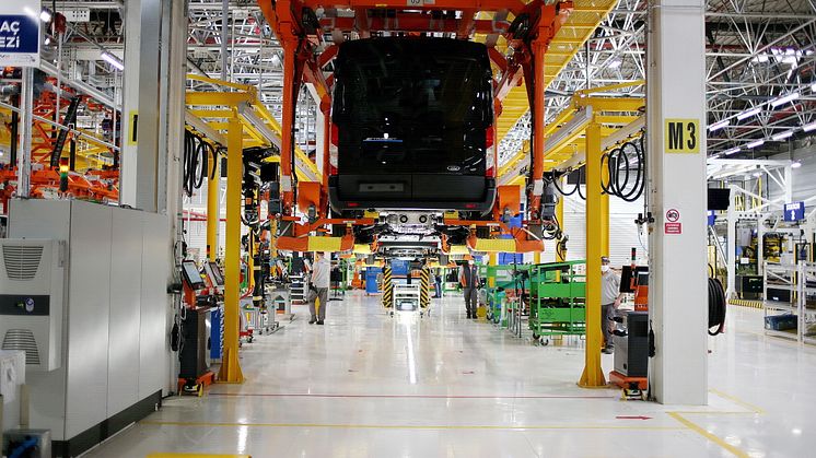 Ford E-Transit produksjonsstart 2022