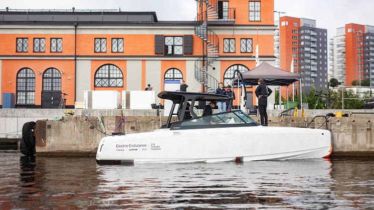 Candela 420 nautical mile world record