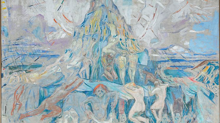 Edvard Munch: Menneskeberget. Mot lyset / The Human Mountain: Towards the Light (1927–1929)