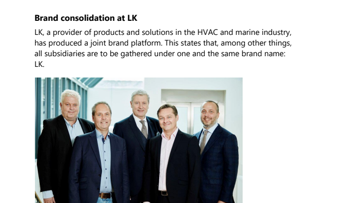 Brand consolidation at LK