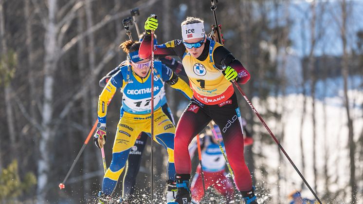 Marte Olsbu Røiseland. Foto:Kevin Voigt/ Voigt Fotografie