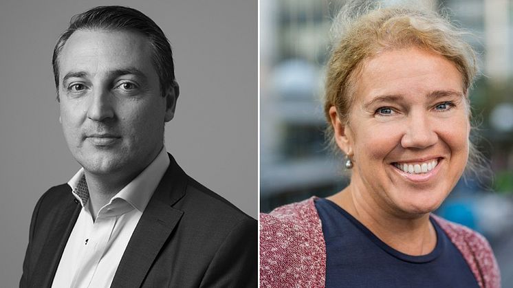 Tomas Georgiadis och Gunilla Öhman, nya styrelsemedlemmar Fasadgruppen