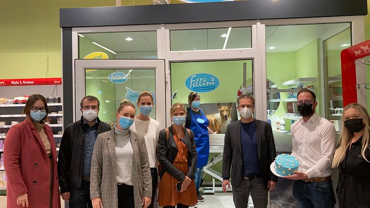 Der Fellini-Salon in Mönchengladbach ist bereit für tierische Kundschaft. Quelle: Fressnapf Holding SE