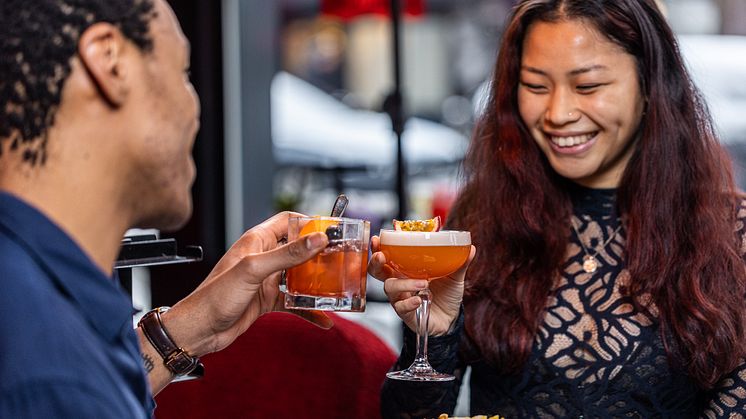 New drinks Negroni and Sparkling Passion Martini by Pinchos