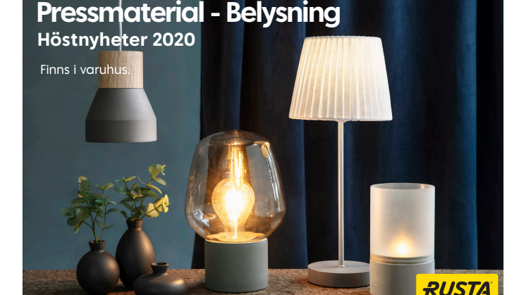 Pressmaterial Belysning - Hösten 2020