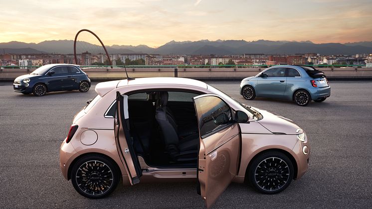 Danske priser på den nye elektriske Fiat 500