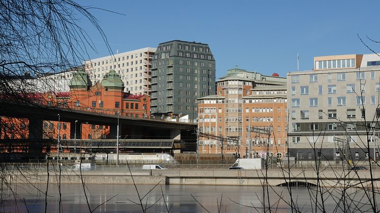 Tegners Torn Stockholm, takskiffer Nordskiffer grön på fasad och tak