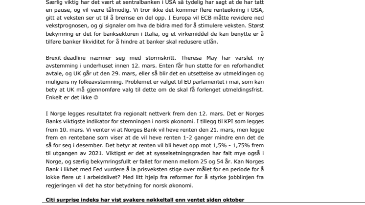 En spennende mars - blir handelskonflikten avlyst?