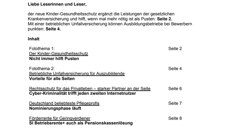 Tipps und Themen 3-2019
