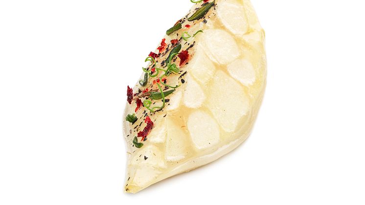 Enrisrökt äpple och sotad lök