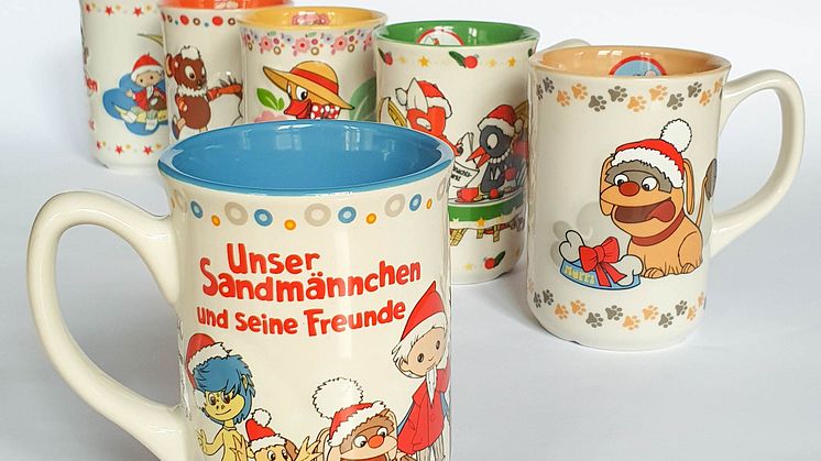 Der Wasserkobold Plumps und sein Küken sind auf der Kindertasse 2021 abgebildet - Foto: Marktamt Leipzig 