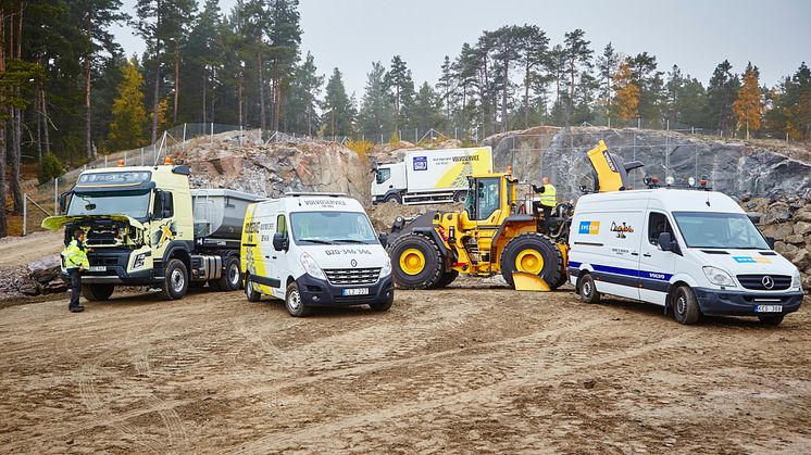Swecon och Volvo Truck Center service - heltäckande eftermarknad i Förbifart Stockholm