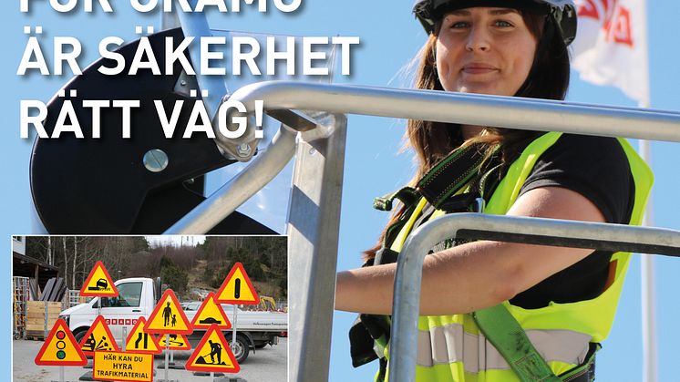 Cramo uppmärksammar  Säkerhetsdagen, 28 april 2017.