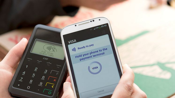 Visa_Mobiles Bezahlen_Pizzalieferung
