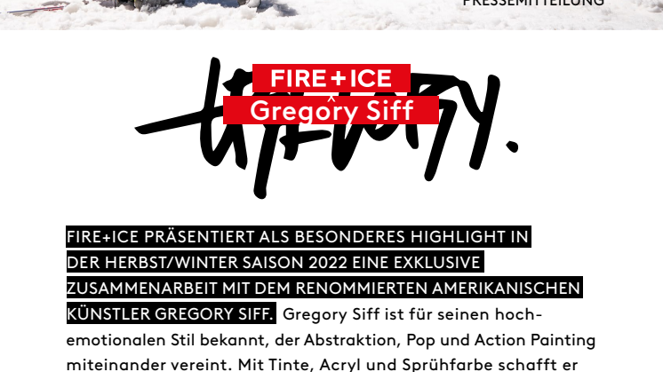 FIRE+ICE_Pressemitteilung_Gregory Siff Capsule Collection.pdf