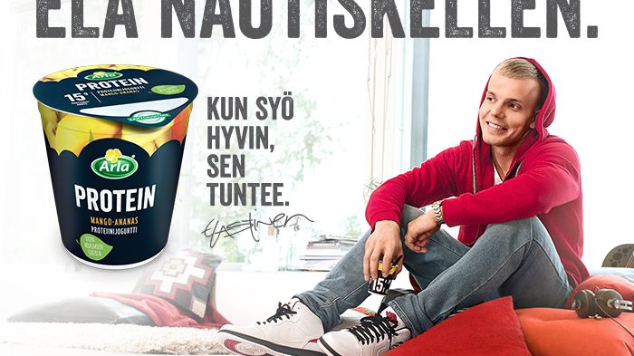 Uudet Arla Protein -jogurtit pitävät Elastisen vauhdissa 