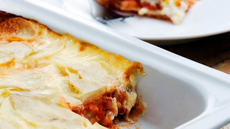 Månadens recept oktober - Potatis- och tomatlasagne