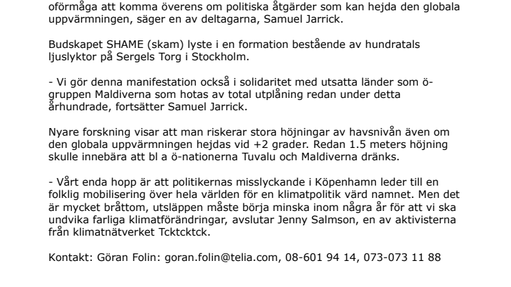 Historiskt fiasko, evig skam