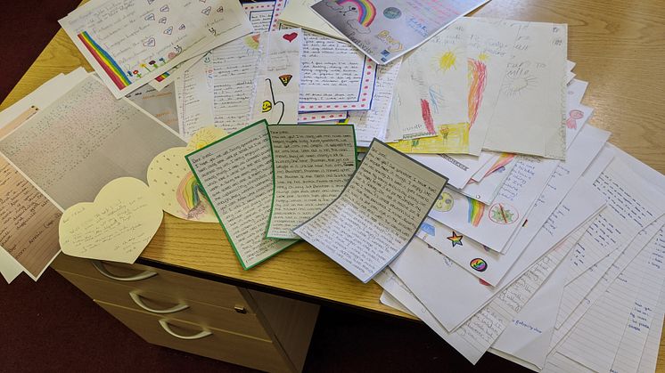 ​Children and young people are ‘posting positivity’ with letters to those who are isolated