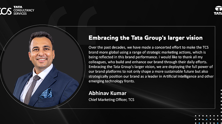 Abhinav Kumar on TCS' Brand Finance Ranking