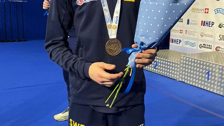 EM-brons - Jesper Johansson, gevärsskytte 50m