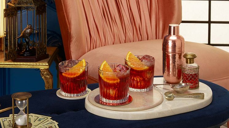 Blanda en "Unusual Negroni" till alla hjärtans dag