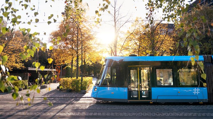 Den nye Oslo-trikken. Foto: Sporveien