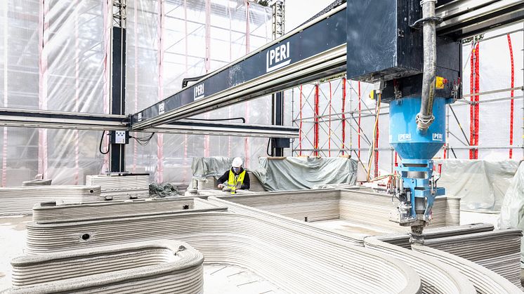 The execution is taken care of by PERI, the experts for formwork and scaffolding systems. Copyright: PERI.