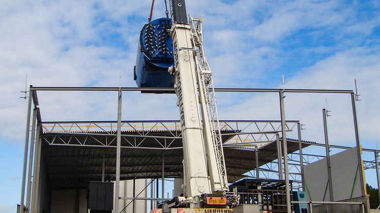 Solör Bioenergis pelletsfabrik i Älvdalen