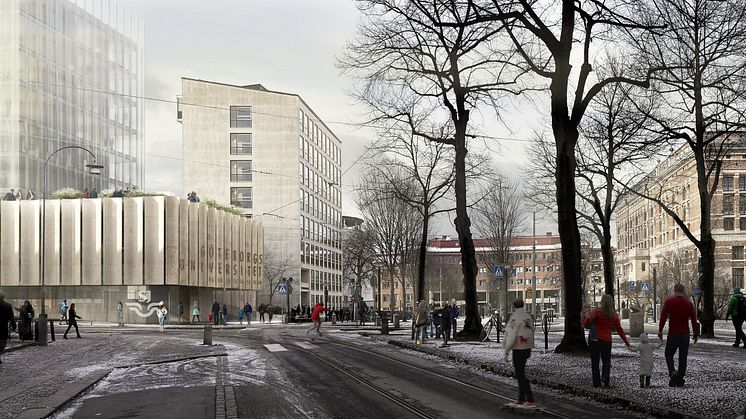 Handelshögskolan i Göteborg, förslag 4: Unus et Vertere, Från gatan