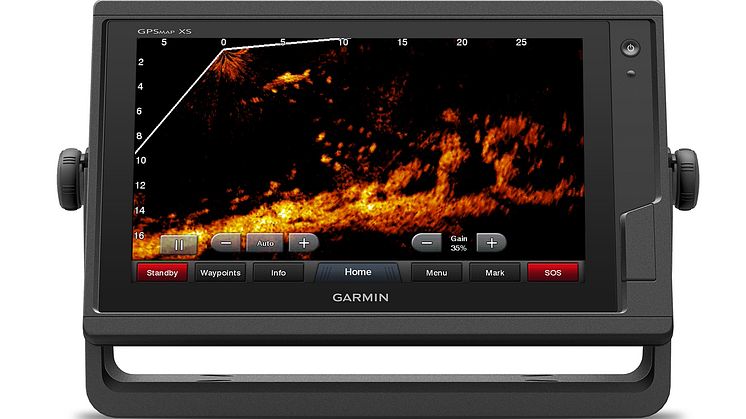 Das Panoptix LiveScope von Garmin liefert fotorealistische Echtzeitbilder mit einer Reichweite von bis zu 60 Metern. 