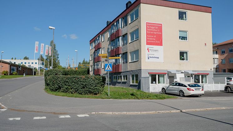 Brf Skellefteåhus 13 bygger om lokaler till fyra lägenheter