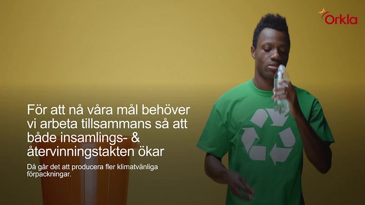 100 % återvunnen plast i flaskor från BOB och FUN Light