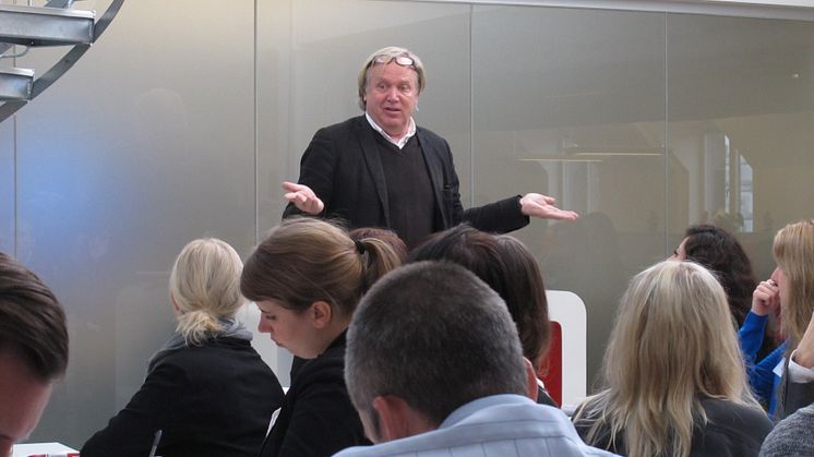 "Storytelling är Story listening" säger Matts Heijbel på seminariet Corporate Storytelling i sociala medier