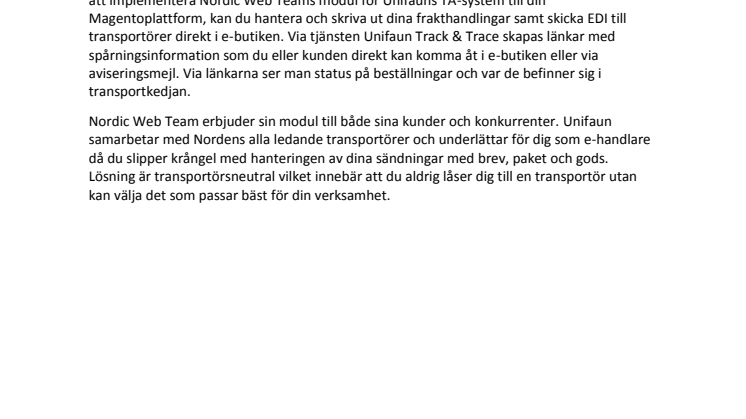 Knyt ihop DB Schenker, DHL, och Posten m.fl. till din Magento e-butik!
