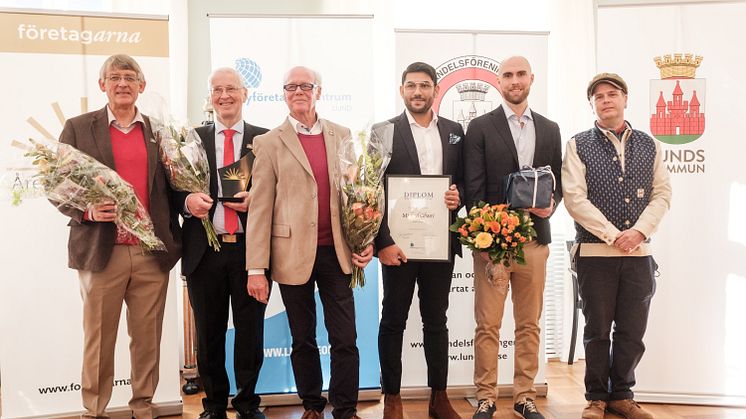 Årets pristagare i Lund. Foto: Pierre Ekman.