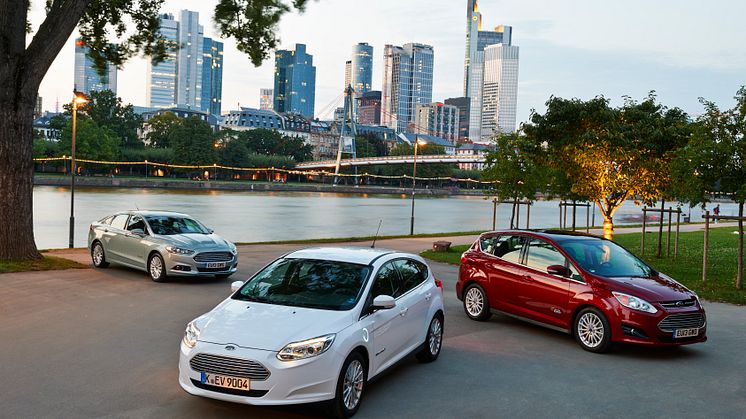 Fordilla kolme sähköautoa Euroopan markkinoilla vuoden 2014 loppuun mennessä