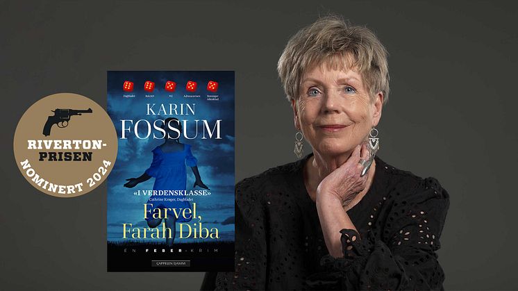 Karin Fossum har vunnet Rivertonprisen to ganger - nå kan alle gode ting bli tre dersom "Farvel, Farah Diba" blir året beste krimroman. FOTO: Pia Sønstrød