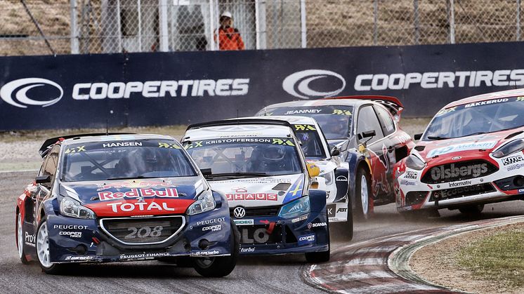 Team Peugeot Hansen utökade VM-ledningen i Barcelona 