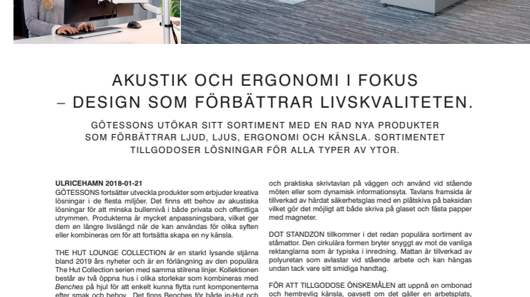 Götessons presenterar 2019 års nyheter
