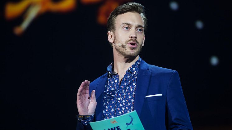 Petter Kristiansen, hotelldirektør på Comfort Hotel Xpress Central Station er nominert til Reiselivets unge ledertalenter. Her på VK2018. FOTO:  Nordic Choice Hotels