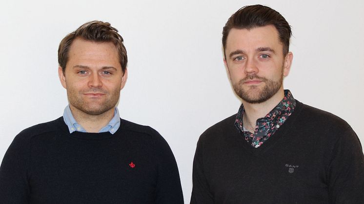 Michael Sundhäll, ny VD och Roberth Sundhäll, ny vice VD för ByggDialog