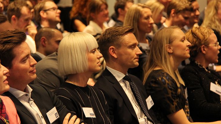 Deltagere ved Berlingske Talent 100 konferencen 2014 (foto af Søren Dandanell)