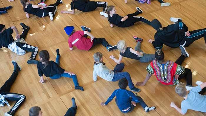 Frå Urban Art Attack for kids i 2016. Foto: Erlend Tårnesvik Dreiås/Det Norske Teatret.