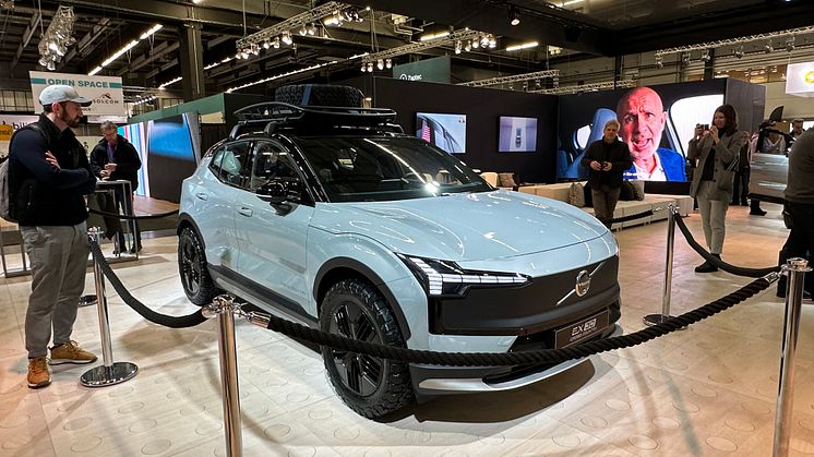 Volvo EX30 Cross Country på eCarExpo i Göteborg