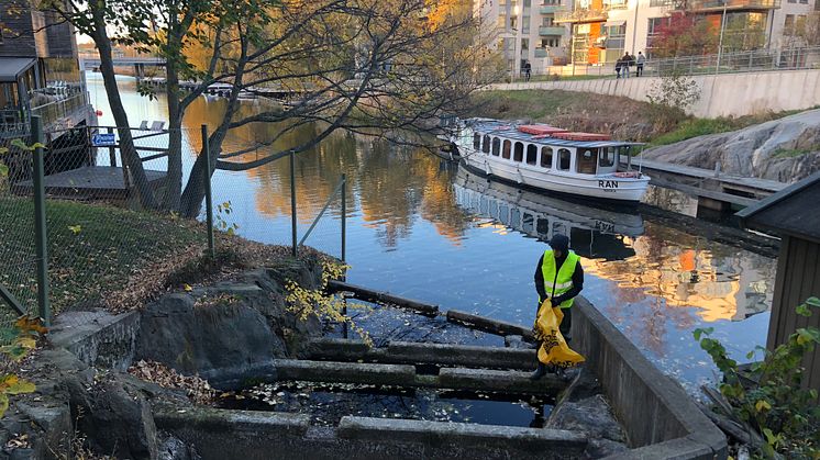 181025 Fisktrappestäd Sickla Sluss