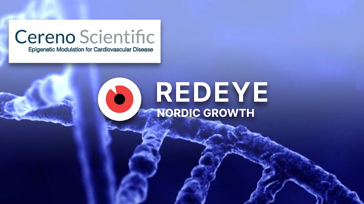 Cereno Scientific meddelar att Redeye initierar aktieanalysbevakning av bolaget