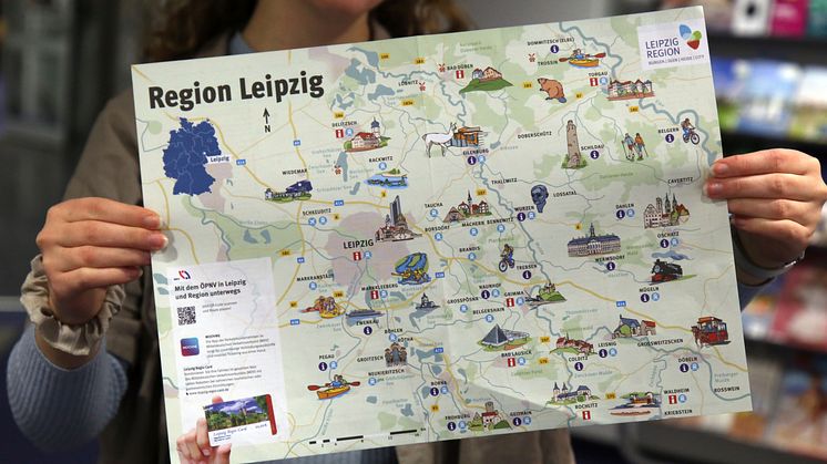 Alles auf einen Blick mit der Übersichtskarte der Leipzig Region - Foto: Andreas Schmidt